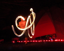 Fire spinning at Nexus 291