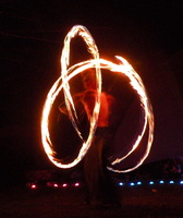 Fire spinning at Nexus 342