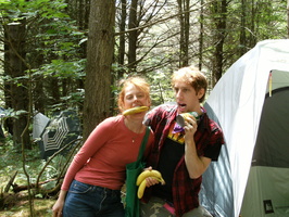 Pauline and her bananas