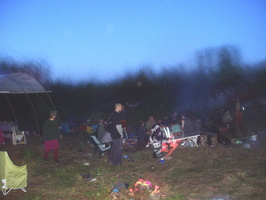 crowd night