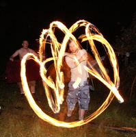 Silks, Fire, People