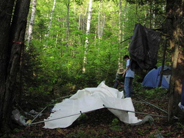 camp before