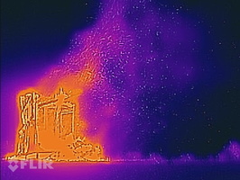 Temple blaze